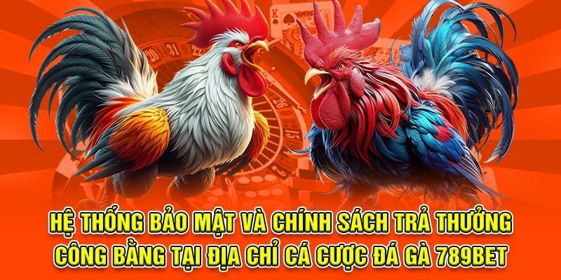 Hệ thống bảo mật và chính sách trả thưởng công bằng tại địa chỉ cá cược đá gà